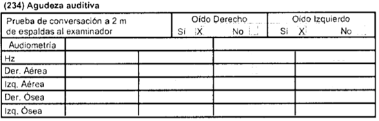 informe médico clase 1