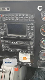 radios aeronave dimond da20-c1 cesda piloto comercial