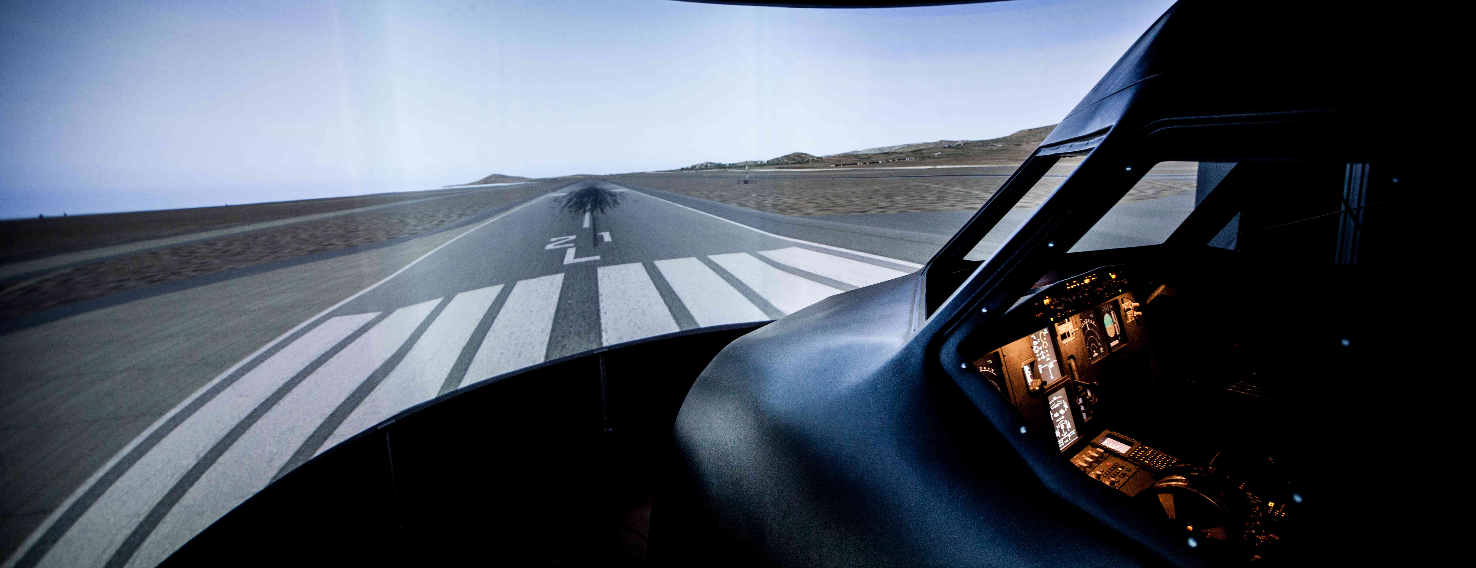 Este es el más moderno simulador de vuelo de un avión A320 •